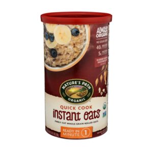 GRAINSOatsInstant.6.49 Quick Oats & Steel Cut Oats (Organic)