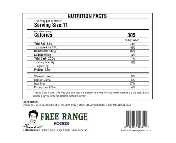 PEMMICAN-01 PEMMICAN Dried Meat Meal Replacement Bar
