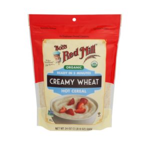Wheat.6.89 Cream of Wheat "Farina" Breakfast Cereal (Organic)