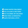 nb1 NATURAL BLUE Natural Pool Cleaner using Iodine!